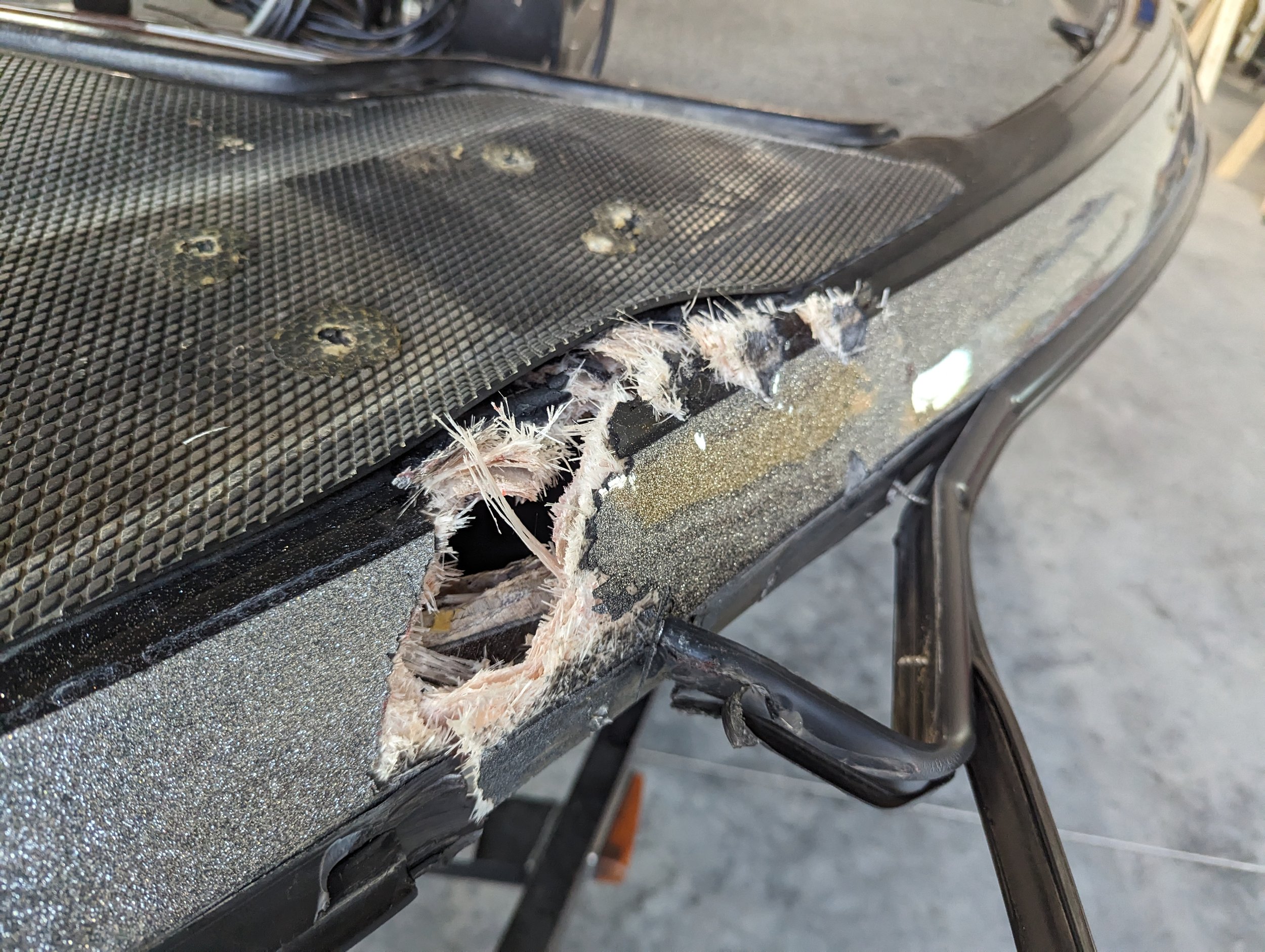 Transom replacement before