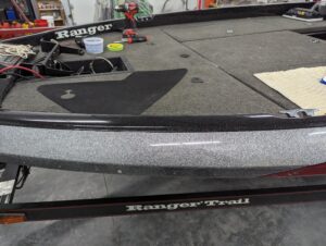 Ranger boat after transom rebuild