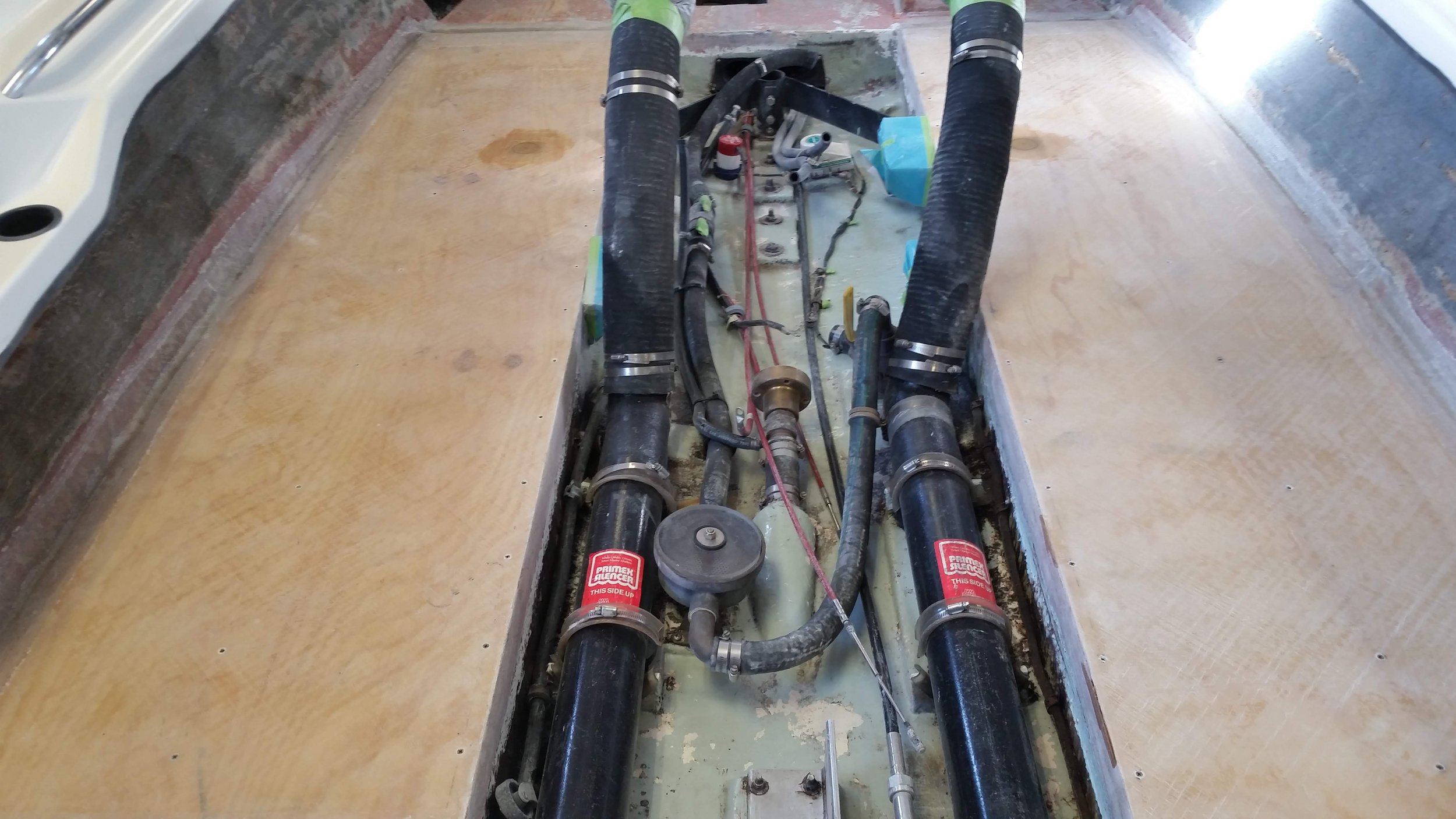 Ski Boat Floor After